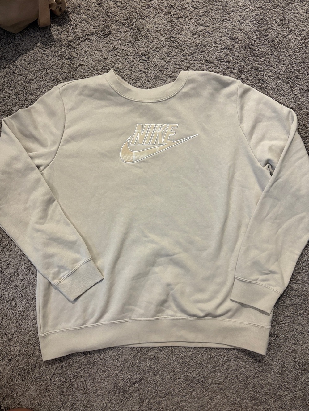 Nike Women's Light Cream Crewneck Sweatshirt